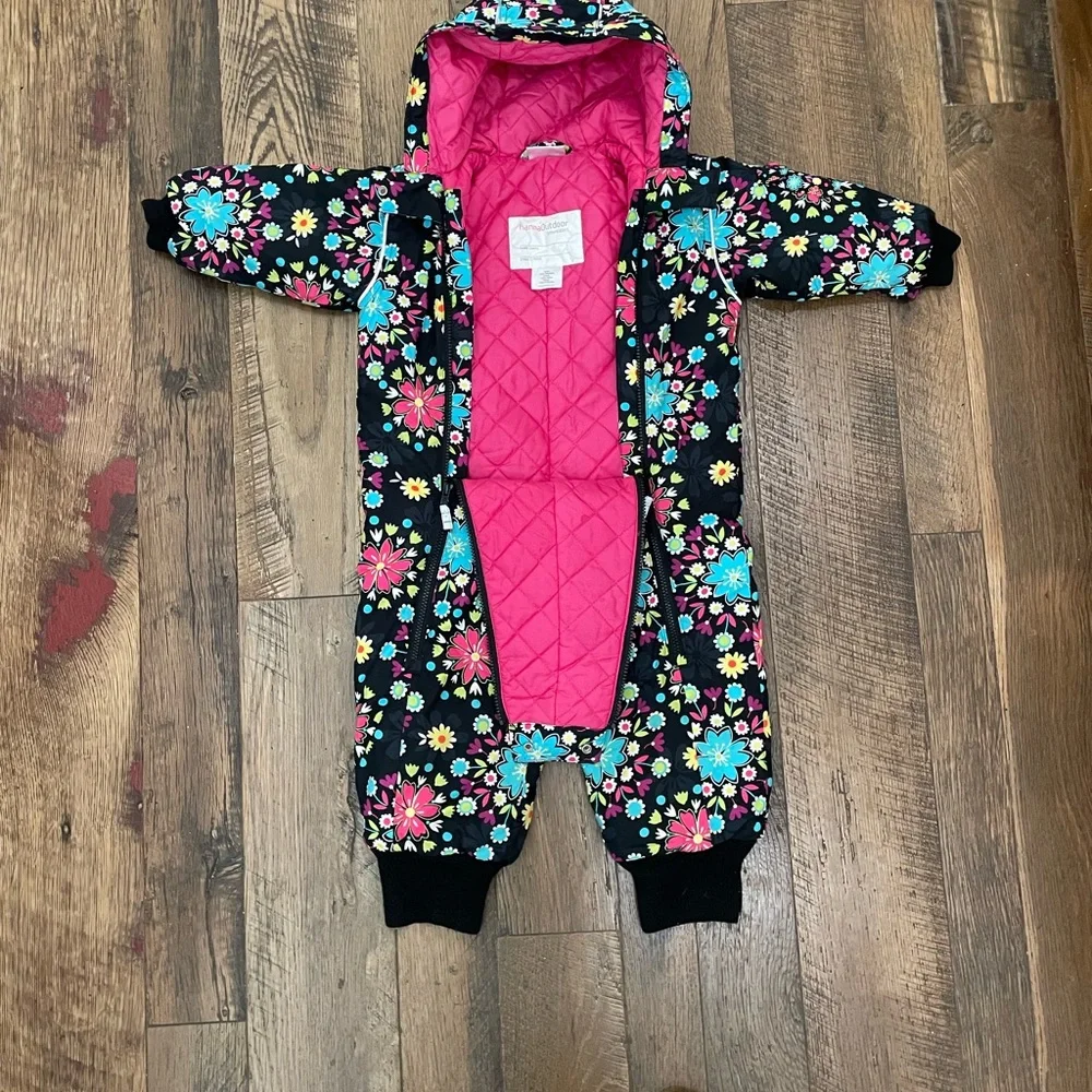 Hanna Andersson full body snow suit coat girl 2T